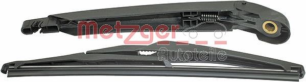 Metzger Autoteile Wischarm mit Kappe + Wischer hinten [Hersteller-Nr. 2190249] für Fiat