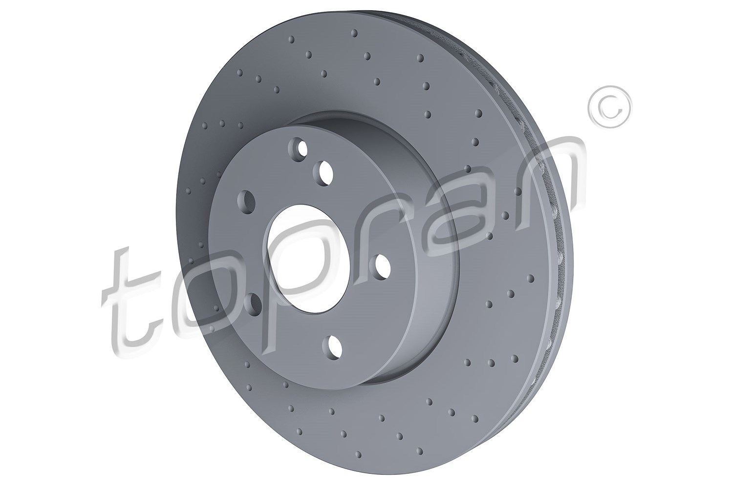 Topran Bremsscheibe Vorderachse Belüftet [Hersteller-Nr. 401884] für Mercedes-Benz