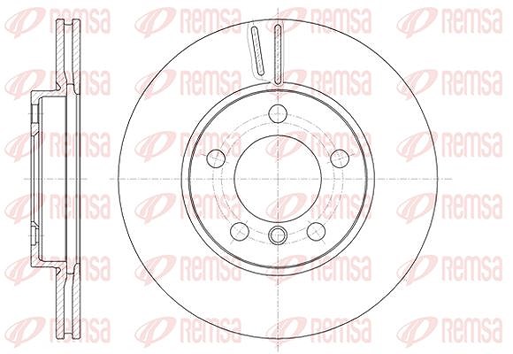 Kawe 1x Bremsscheibe [Hersteller-Nr. 6143910] für Mini