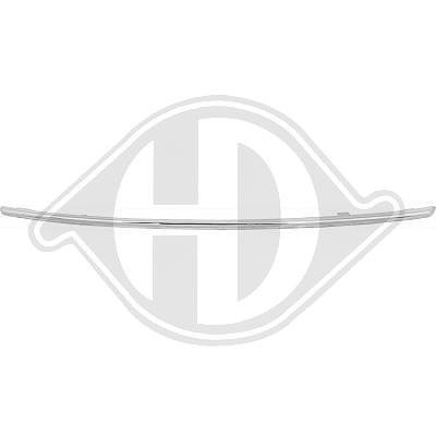 Diederichs Zier-/Schutzleiste, Stoßfänger [Hersteller-Nr. 1617063] für Mercedes-Benz