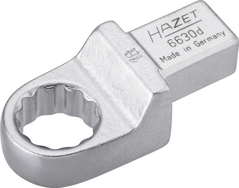 Hazet Einsteck-Ringschlüssel - Vierkant 14x18mm - Sechskant - 18mm [Hersteller-Nr. 6630D-18]