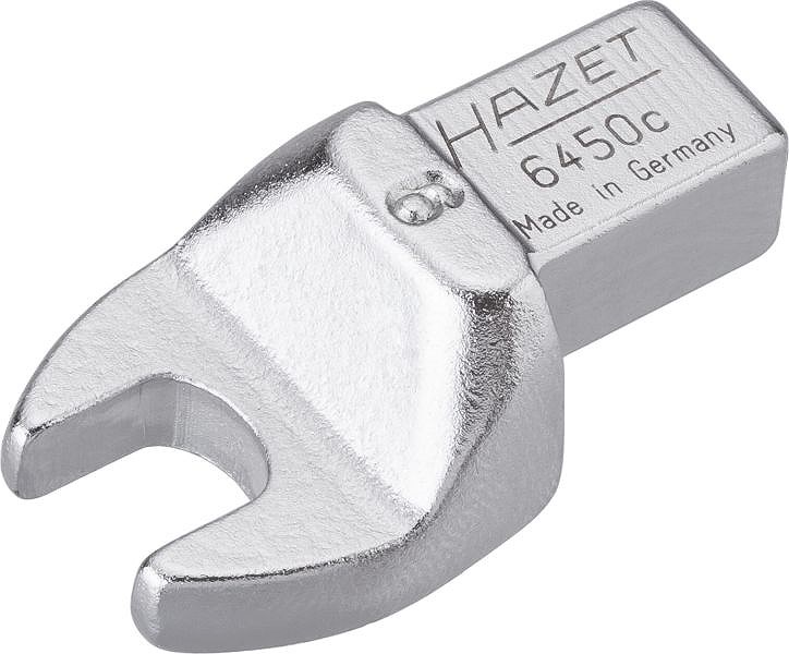 Hazet Einsteck-Maulschlüssel - Einsteck-Vierkant 9x12mm - 9mm [Hersteller-Nr. 6450C-9]