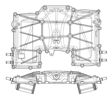 Mahle Ladeluftkühler [Hersteller-Nr. CI409000P] für Jaguar