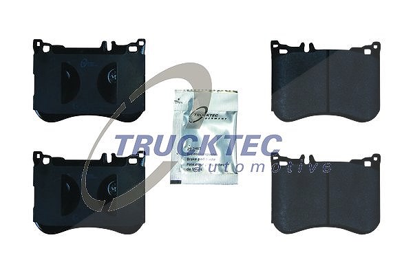 Trucktec Automotive Bremsbelagsatz, Scheibenbremse [Hersteller-Nr. 02.35.508] für Mercedes-Benz
