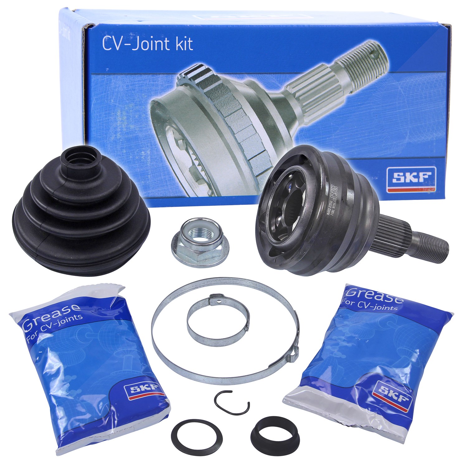 Skf Gelenksatz Antriebswelle radseitig [Hersteller-Nr. VKJA3011] für Audi, VW, Skoda, Seat