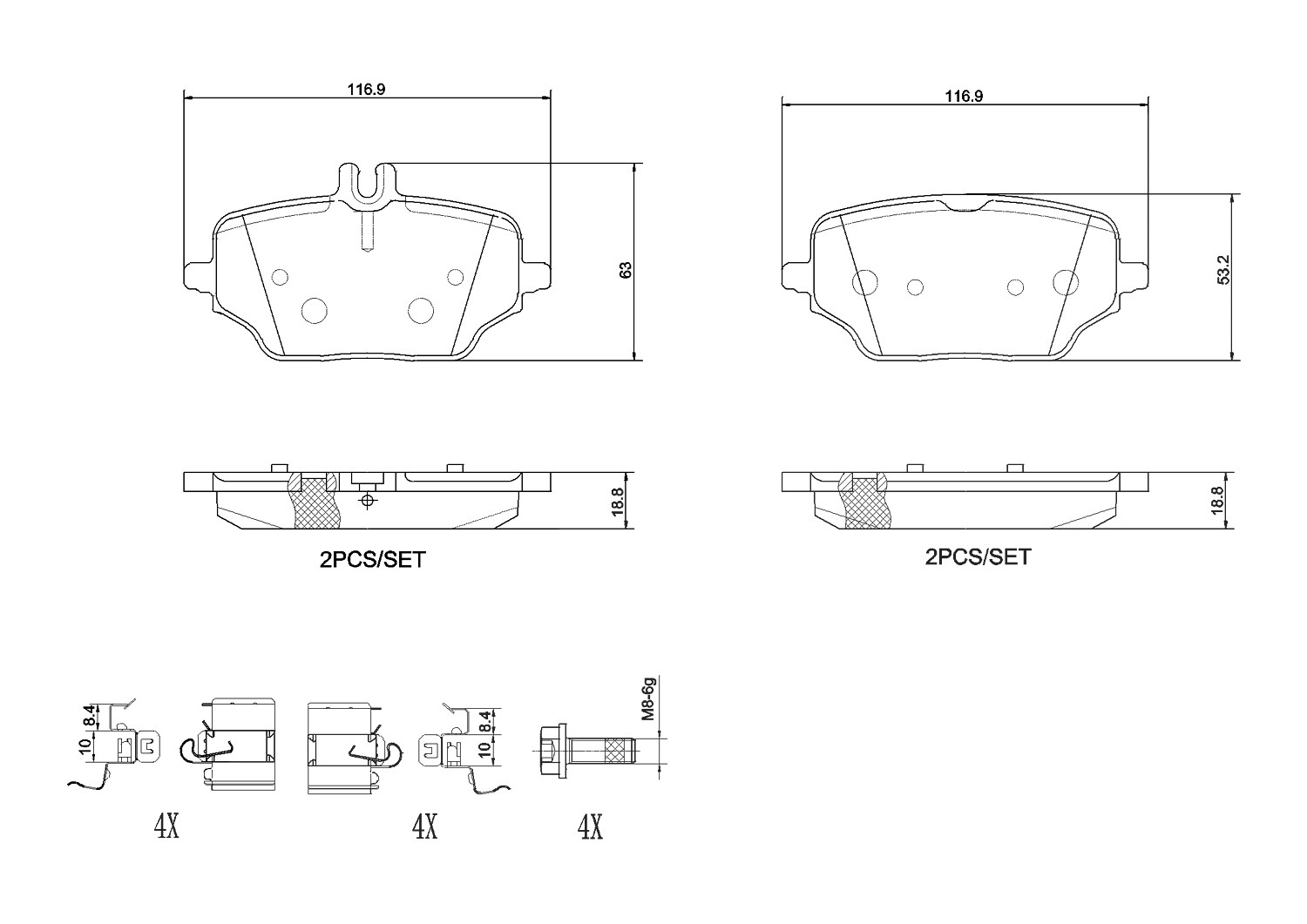 Brembo Bremsbelagsatz P 50 162 - Bild 9