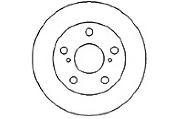 Mapco Bremsscheibe [Hersteller-Nr. 25558] für Toyota