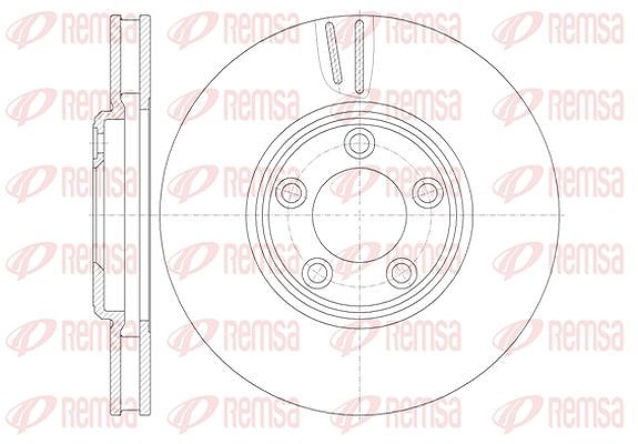 Kawe 1x Bremsscheibe [Hersteller-Nr. 683610] für Jaguar