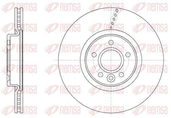 Kawe 1x Bremsscheibe [Hersteller-Nr. 6154210] für Volvo