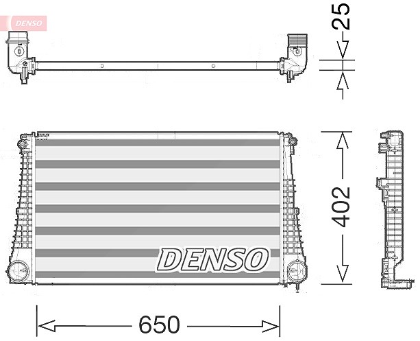Denso Ladeluftkühler [Hersteller-Nr. DIT06003] für Jeep
