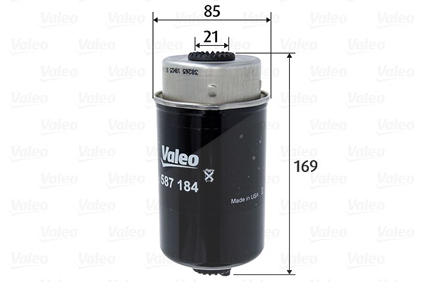 Valeo Kraftstofffilter [Hersteller-Nr. 587184] für Land Rover
