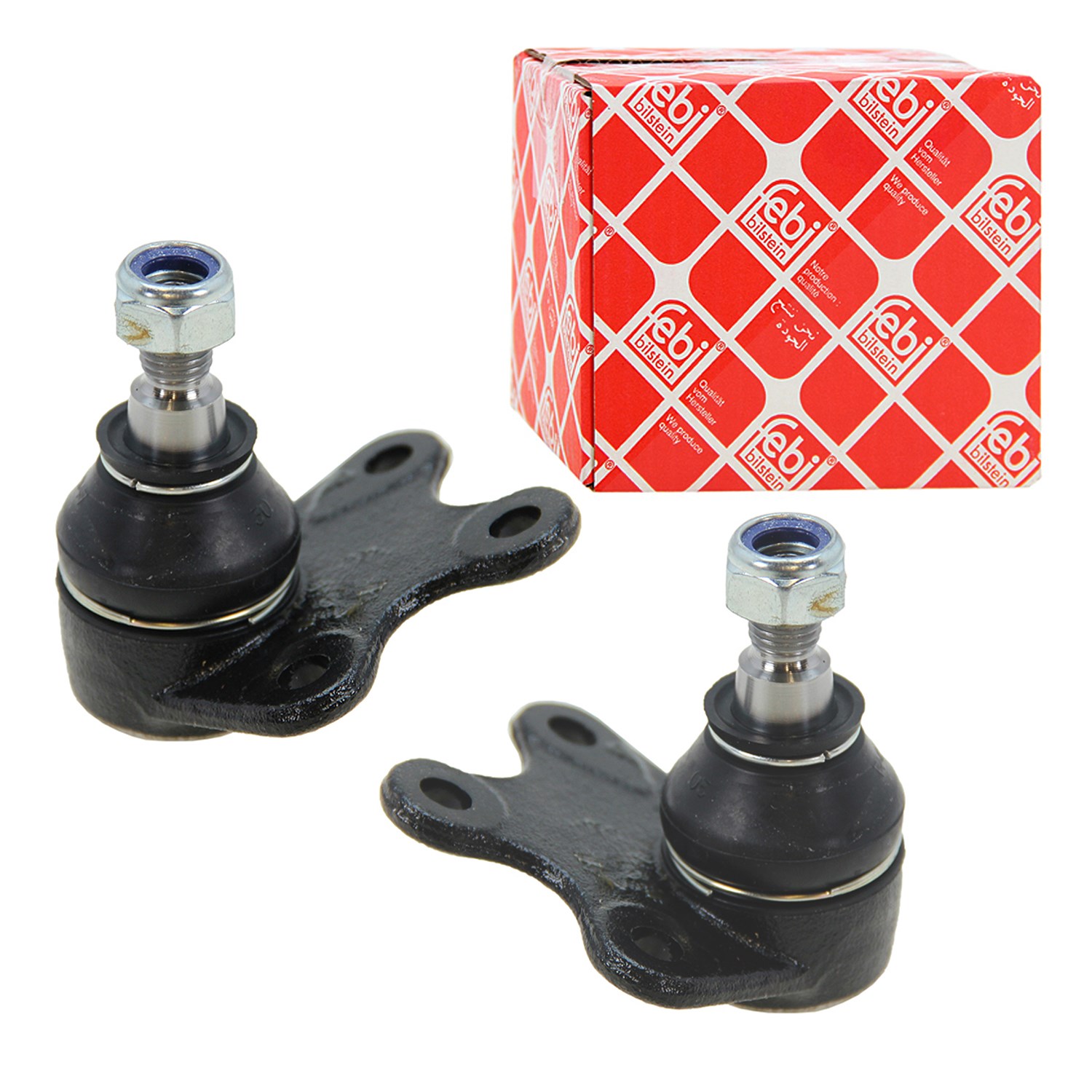 Febi Bilstein 2x Trag-/Führungsgelenk vorne [Hersteller-Nr. 10683388] für Seat, VW, Skoda