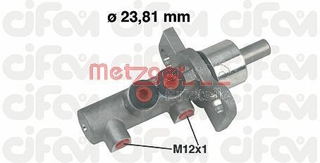 Metzger Autoteile Hauptbremszylinder [Hersteller-Nr. 202-260] für Porsche, VW, Audi