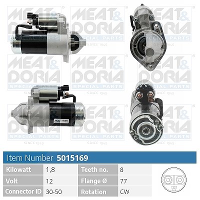 Meat & Doria Starter [Hersteller-Nr. 5015169] für Hyundai, Kia