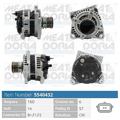 Meat & Doria Generator [Hersteller-Nr. 5540432] für Chrysler
