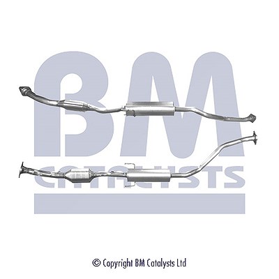 Bm Catalysts Katalysator inkl. Montagesatz [Hersteller-Nr. BM91071H] für Toyota