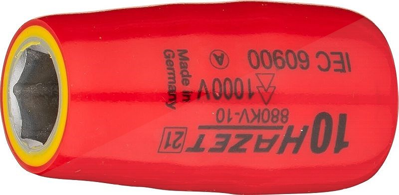 Hazet Steckschlüsseleinsatz - 3/8 - Sechskant-Tractionsprofil - 10mm [Hersteller-Nr. 880KV-10]