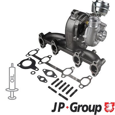 Jp Group Turbolader [Hersteller-Nr. 1117401100] für Seat, Audi, Skoda, Ford, VW