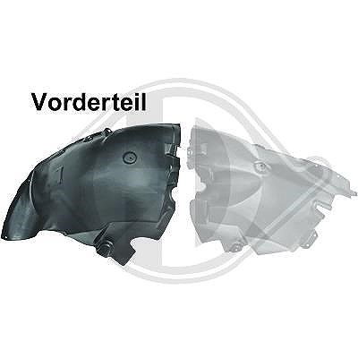 Diederichs Verkleidung, Radhaus [Hersteller-Nr. 1663013] für Mercedes-Benz