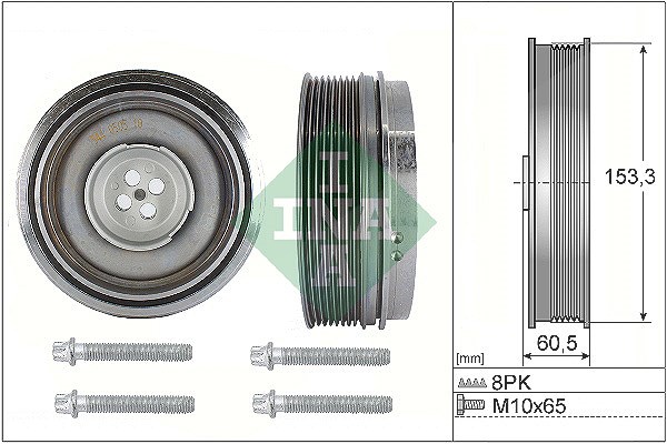 Schaeffler Ina Riemenscheibensatz, Kurbelwelle [Hersteller-Nr. 544050520] für Mini, BMW