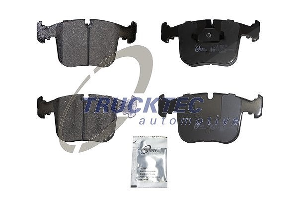 Trucktec Automotive Bremsbelagsatz, Scheibenbremse [Hersteller-Nr. 08.35.044] für BMW