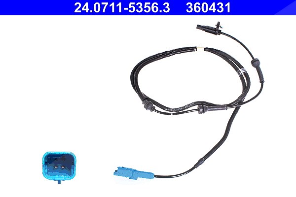 Ate Sensor, Raddrehzahl [Hersteller-Nr. 24.0711-5356.3] für Peugeot