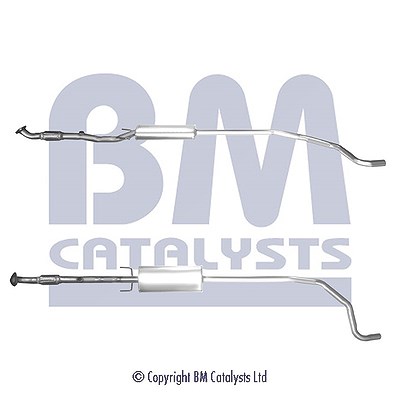 Bm Catalysts Abgasrohr [Hersteller-Nr. BM50462] für Opel, Vauxhall