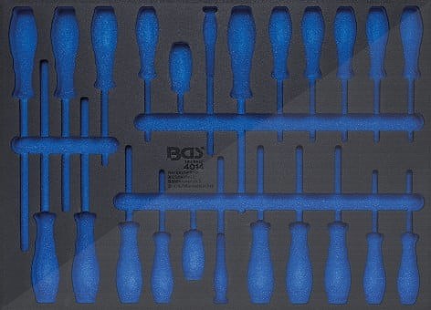 Bgs Werkstattwageneinlage 3/3 - leer - für Art. 4014 [Hersteller-Nr. 4014-5]