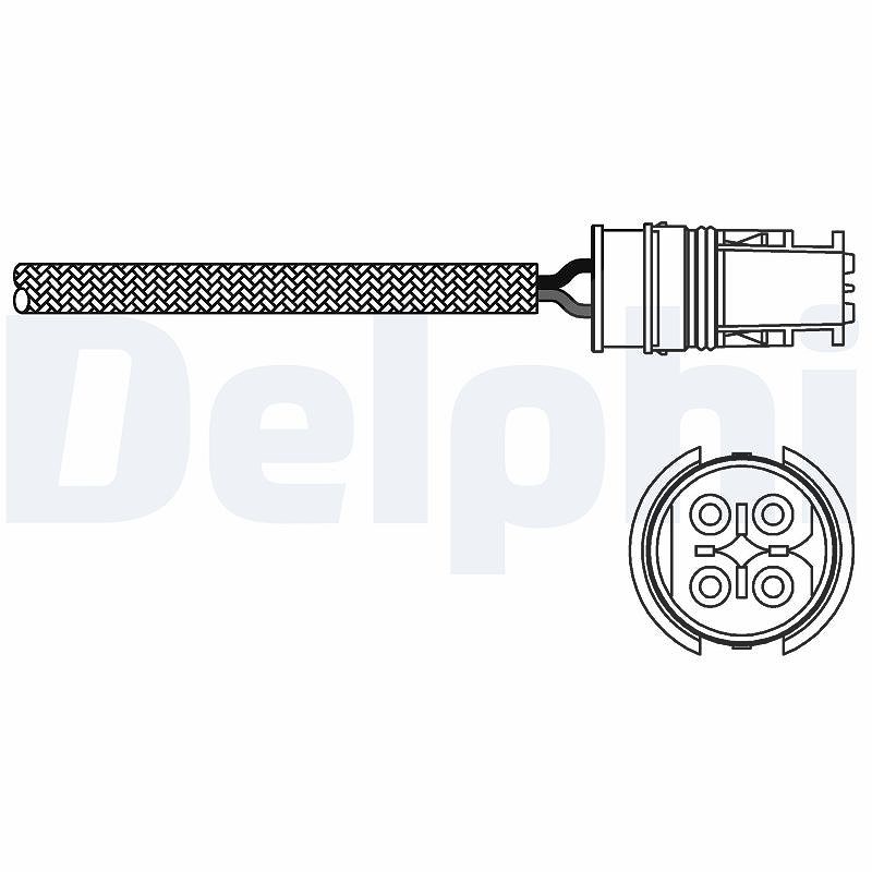 Delphi Lambdasonde [Hersteller-Nr. ES20274-12B1] für Mercedes-Benz