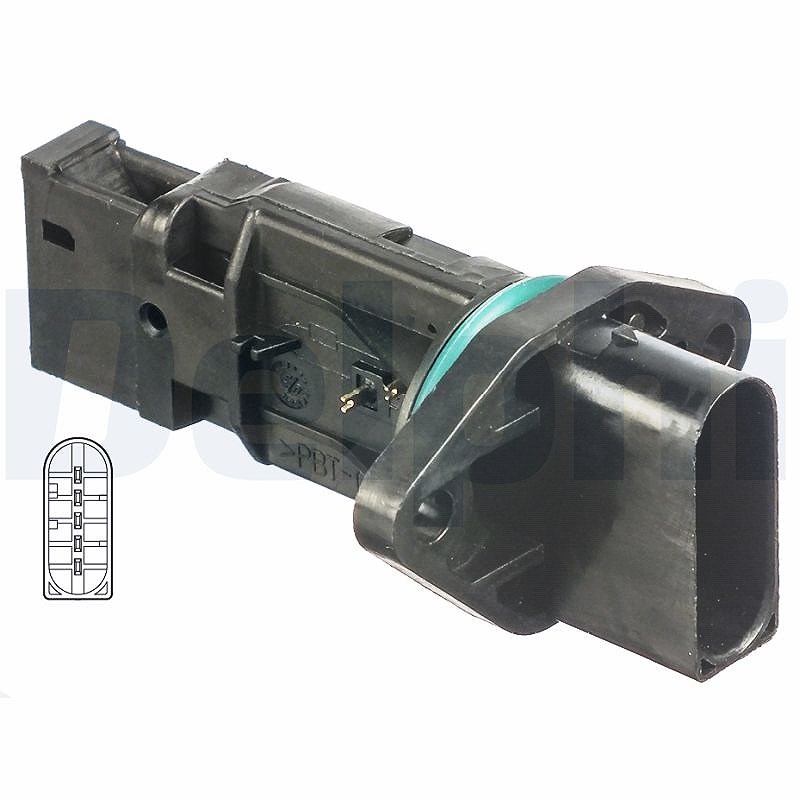Delphi Luftmassenmesser [Hersteller-Nr. AF10247-12B1] für Mercedes-Benz