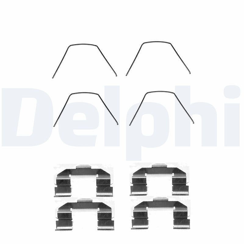 Delphi Zubehörsatz, Scheibenbremsbelag [Hersteller-Nr. LX0421] für Mazda