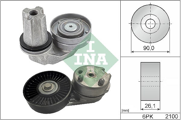 Schaeffler Ina Keilrippenriemensatz [Hersteller-Nr. 529042210] für Land Rover