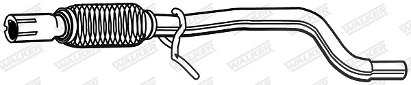 Walker Abgasrohr [Hersteller-Nr. 22555] für Fiat