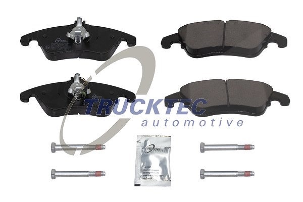 Trucktec Automotive Bremsbelagsatz, Scheibenbremse [Hersteller-Nr. 02.35.233] für Mercedes-Benz