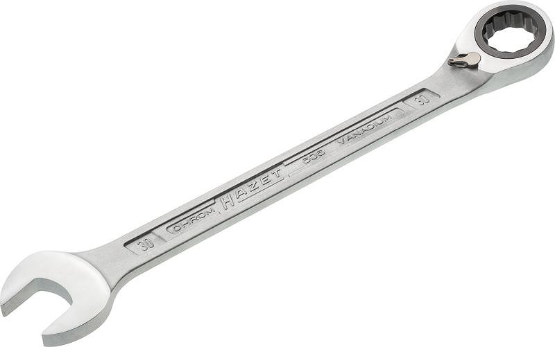 Hazet Knarren Ring-Maulschlüssel - Zwölfkant - 30 mm [Hersteller-Nr. 606-30]