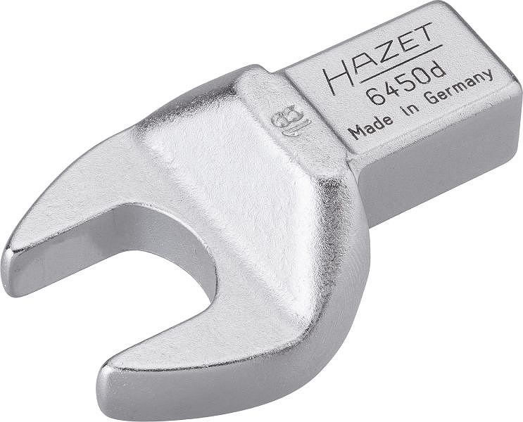 Hazet Einsteck-Maulschlüssel - Einsteck-Vierkant 14x18mm - 18mm [Hersteller-Nr. 6450D-18]
