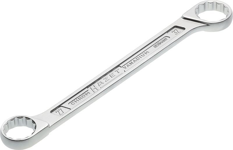 Hazet Doppel-Ringschlüssel - Doppel-Sechskant-Tractionsprofil - 27x32mm [Hersteller-Nr. 610N-27X32]