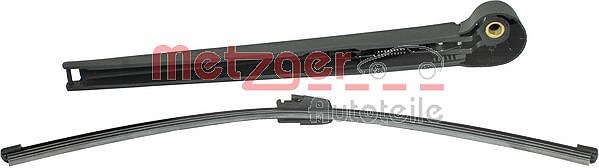 Metzger Autoteile Wischarm mit Kappe + Wischer hinten [Hersteller-Nr. 2190279] für VW