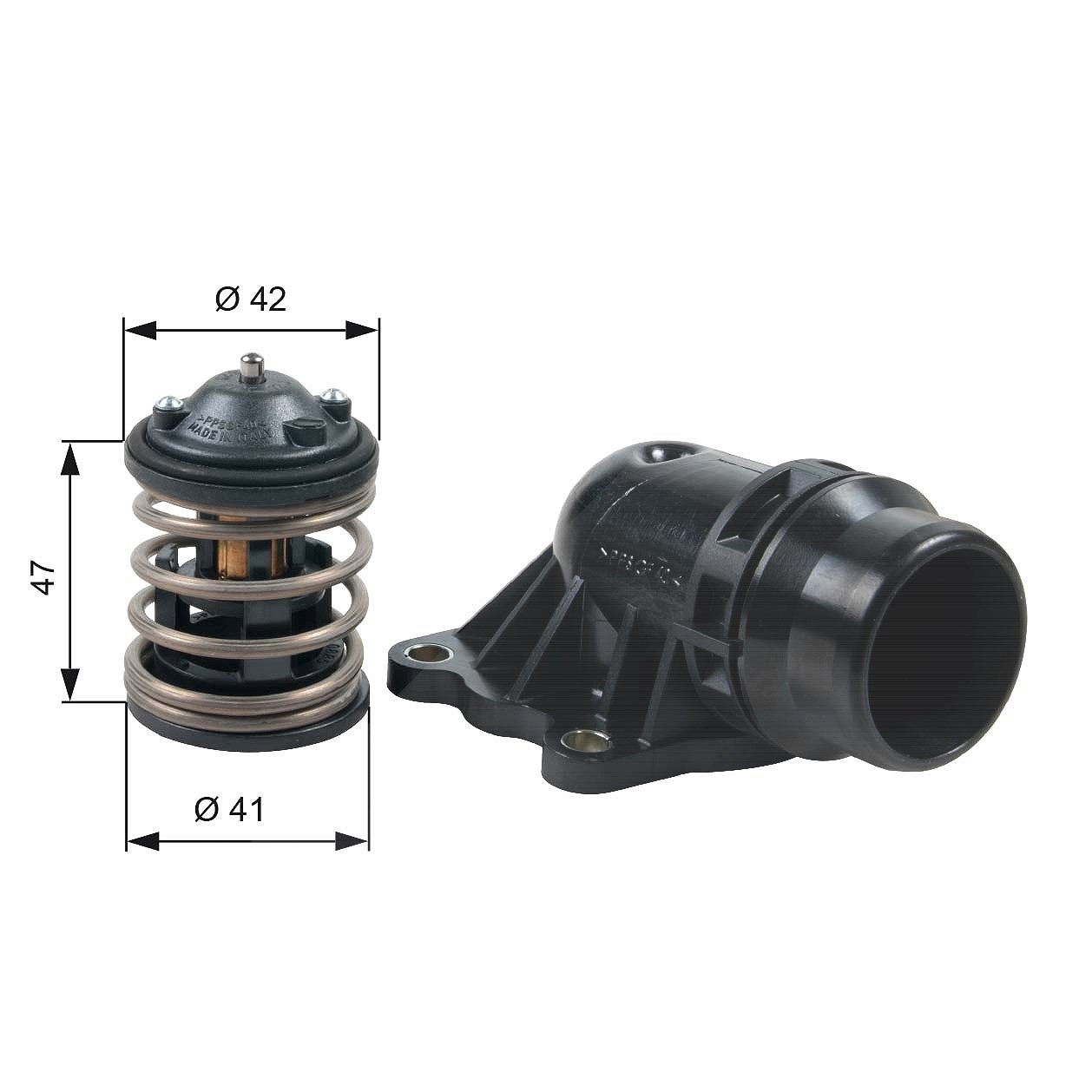 Gates Thermostat, Kühlmittel [Hersteller-Nr. TH47487K2] für BMW