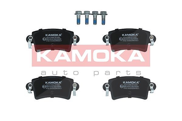 Kamoka Bremsbelagsatz, Scheibenbremse [Hersteller-Nr. JQ1012906] für Nissan, Renault, Opel