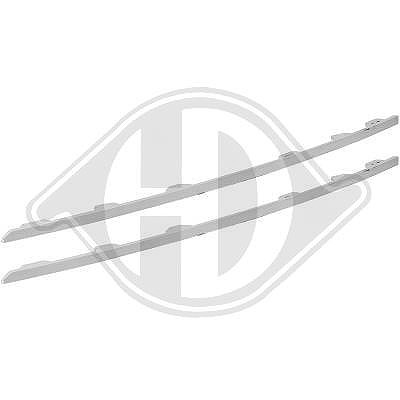Diederichs Zier-/Schutzleistensatz, Kühlergitter [Hersteller-Nr. 4417042] für Renault