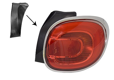Van Wezel Heckleuchte [Hersteller-Nr. 1609922] für Fiat