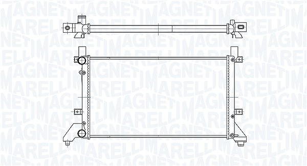 Magneti Marelli Kühler, Motorkühlung [Hersteller-Nr. 350213189400] für VW