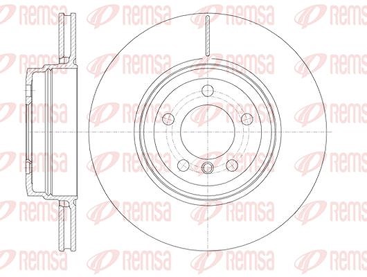 Kawe 1x Bremsscheibe [Hersteller-Nr. 6114110] für BMW