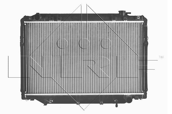 Nrf Kühler, Motorkühlung [Hersteller-Nr. 596712] für Toyota