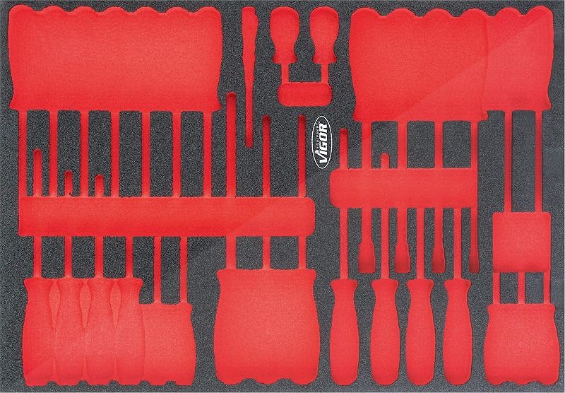 Vigor 2-Komponenten Weichschaum-Einlage - leer - für V4230 [Hersteller-Nr. V4231]