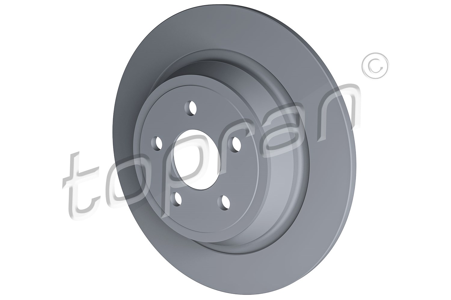 Topran Bremsscheibe Hinterachse Voll [Hersteller-Nr. 305101] für Ford