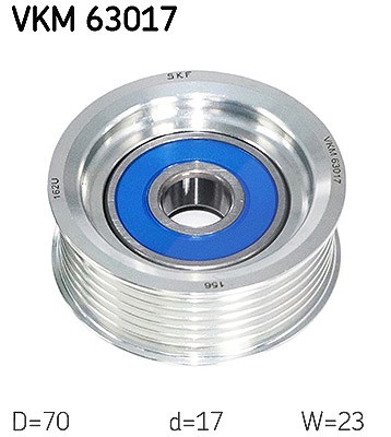 Skf Umlenk-/Führungsrolle, Keilrippenriemen [Hersteller-Nr. VKM63017] für Honda