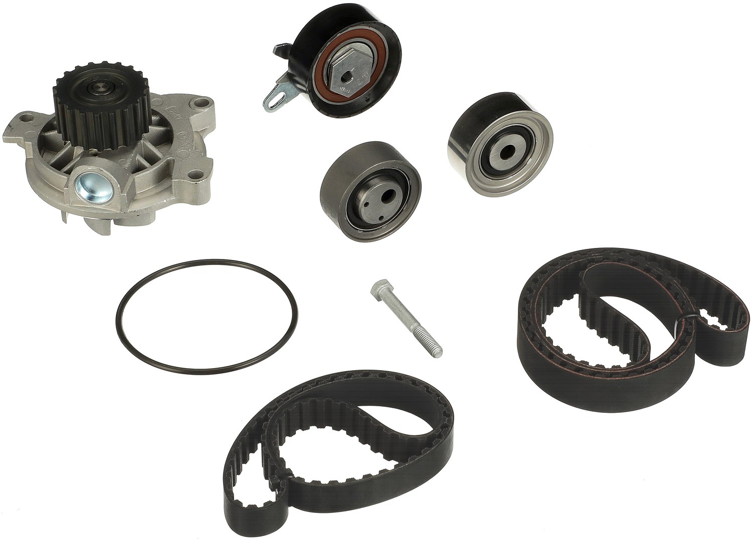 Gates Wasserpumpe + Zahnriemensatz [Hersteller-Nr. KP45323XS] für Audi