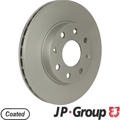 Jp Group 1x Bremsscheibe Vorderachse Belüftet [Hersteller-Nr. 3263100300] für Daewoo, Chevrolet